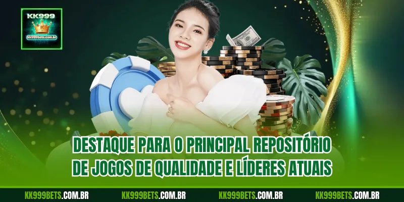Destaque para o principal repositório de jogos de qualidade e líderes atuais